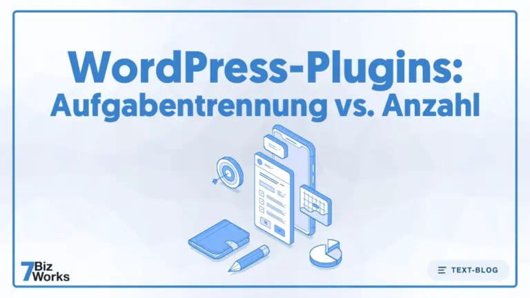 Aufgabentrennung wichtiger ist als die Anzahl &ndash; Icon-Set zum Plugin-Stack