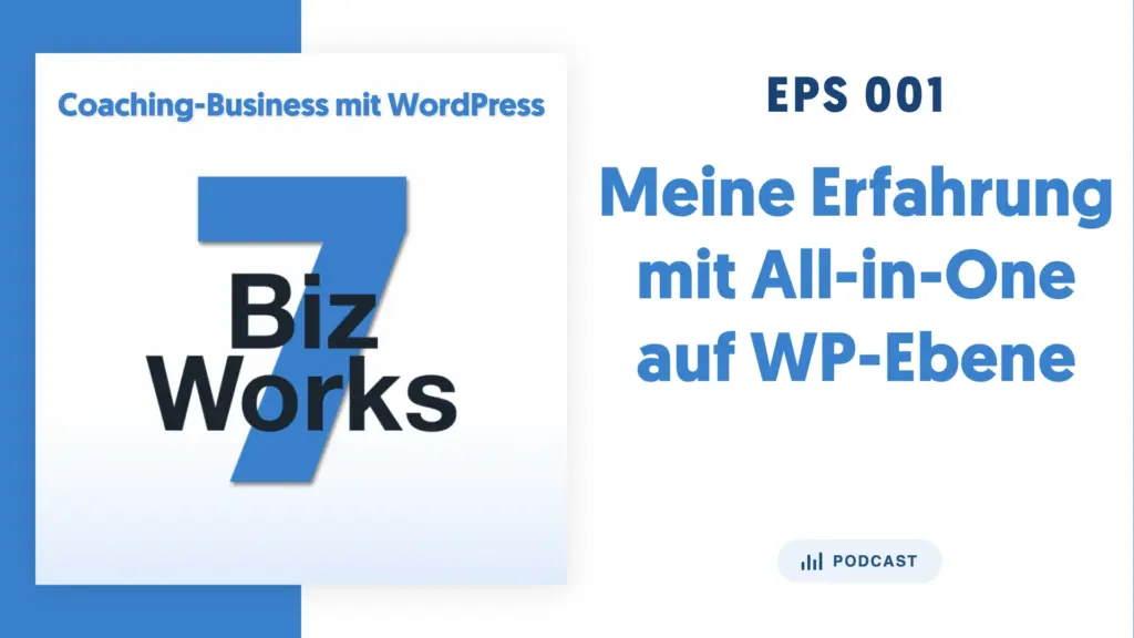 All-in-One Plugin Erfahrung &ndash; Podcast Cover EPS 001