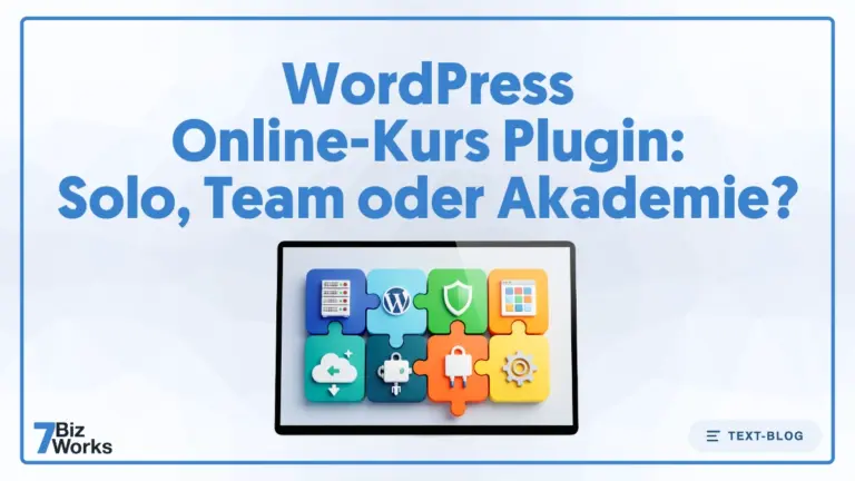 WordPress Online-Kurs Plugin als Baustein in der Kursplattform (Blog Post Image)